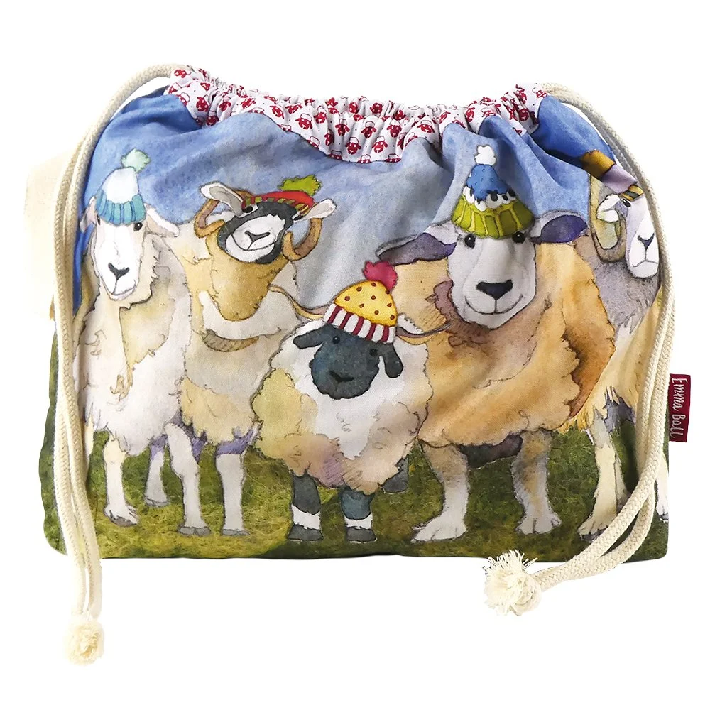 Emma Ball Drawstring Project Bag — Adventures in Knitting